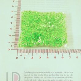 Mostacillón Inyectado Verde x 50 gramos