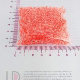 Mostacillón Inyectado Coral x 50 gramos